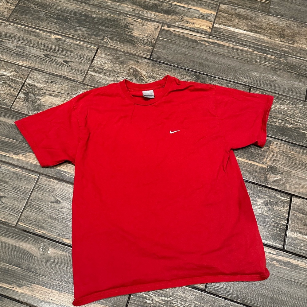 1990s embroidered check Nike T-shirt